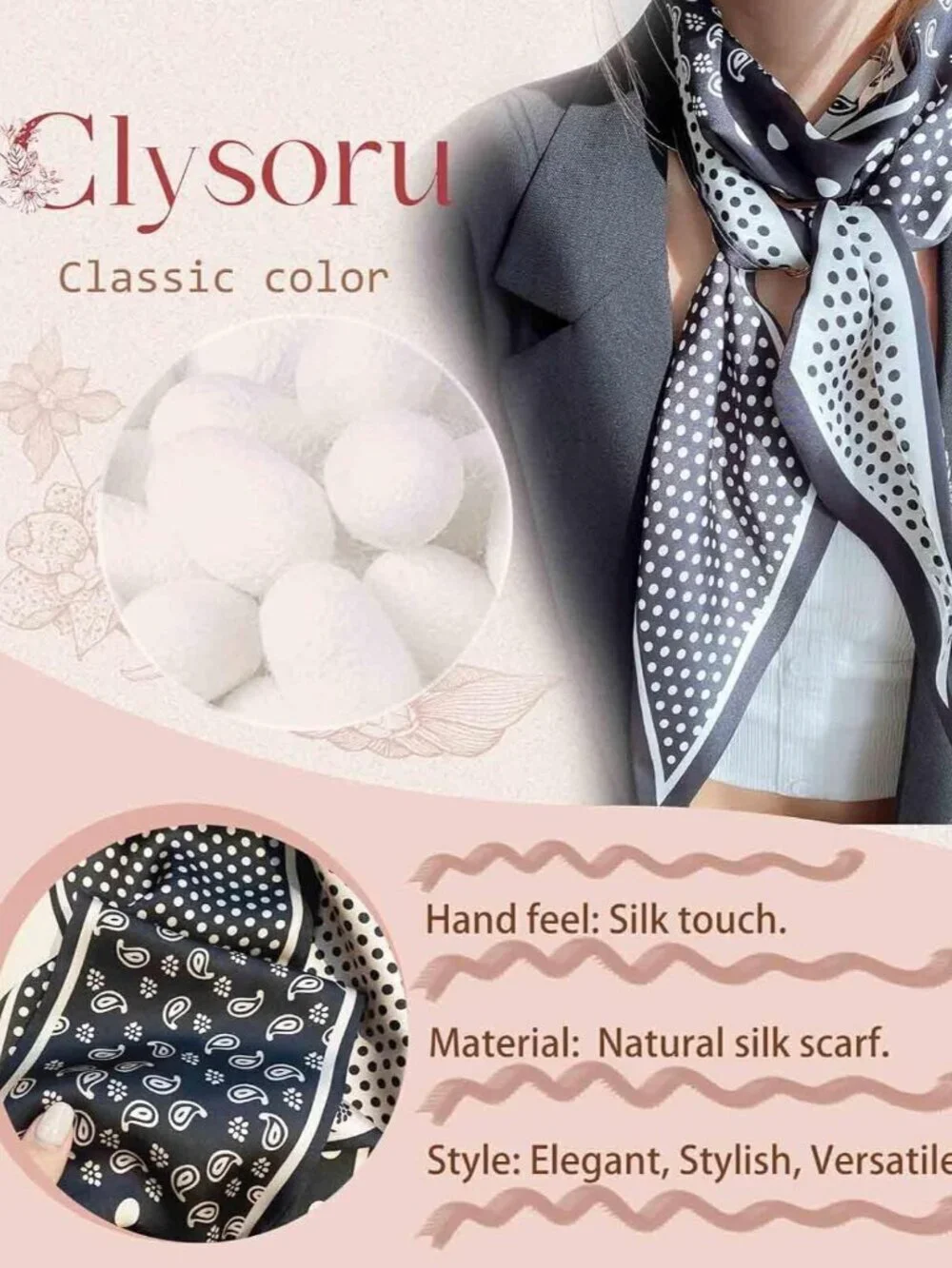 Women's Black White Vertical Stripes Elegant Oblique Angle  Scarves Bag Scarfs